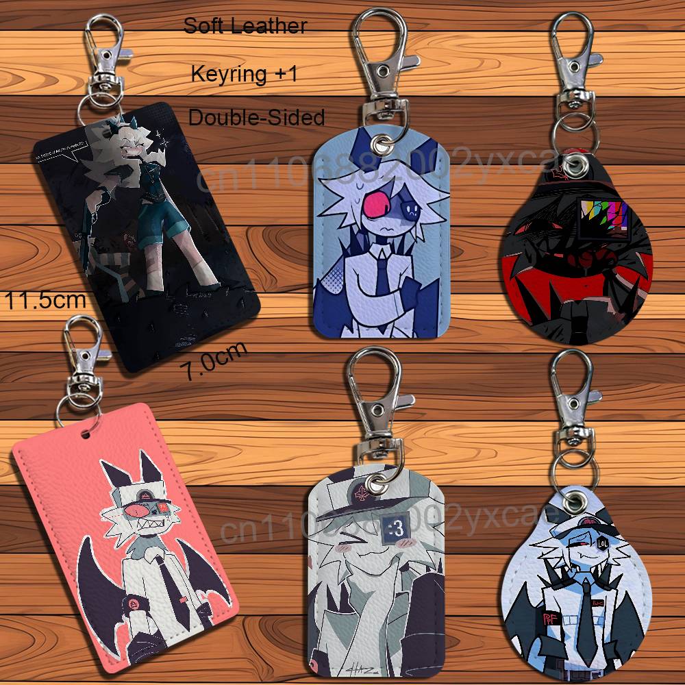 Lanyard Badge Holder - Brelok do kluczy z ekoskóry Mister