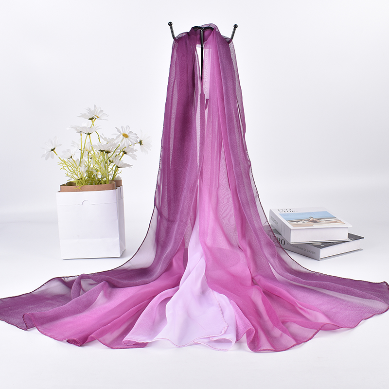 Scarf Silk Square - 2023 Wiosna / Lato Nowy trójkolorowy