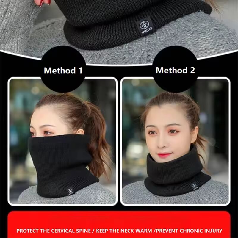 Zimowy ciepły dzianinowy szali – Muffler Men Wool recenzja i cena