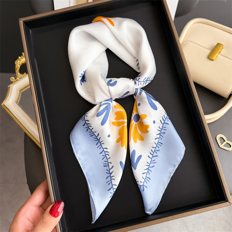 1 szt. nowy, modny jedwabny ap – Scarf Silk Square recenzja i cena
