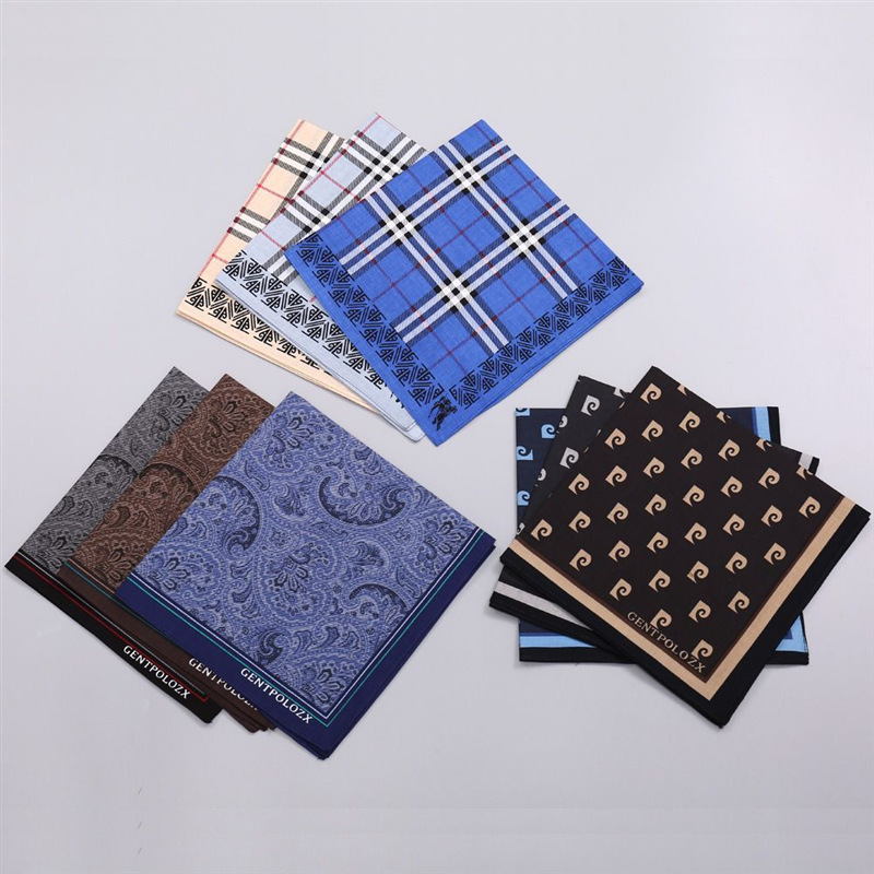 3 szt. Męska chusteczka do ręk – Handkerchief Cotton Men recenzja i cena