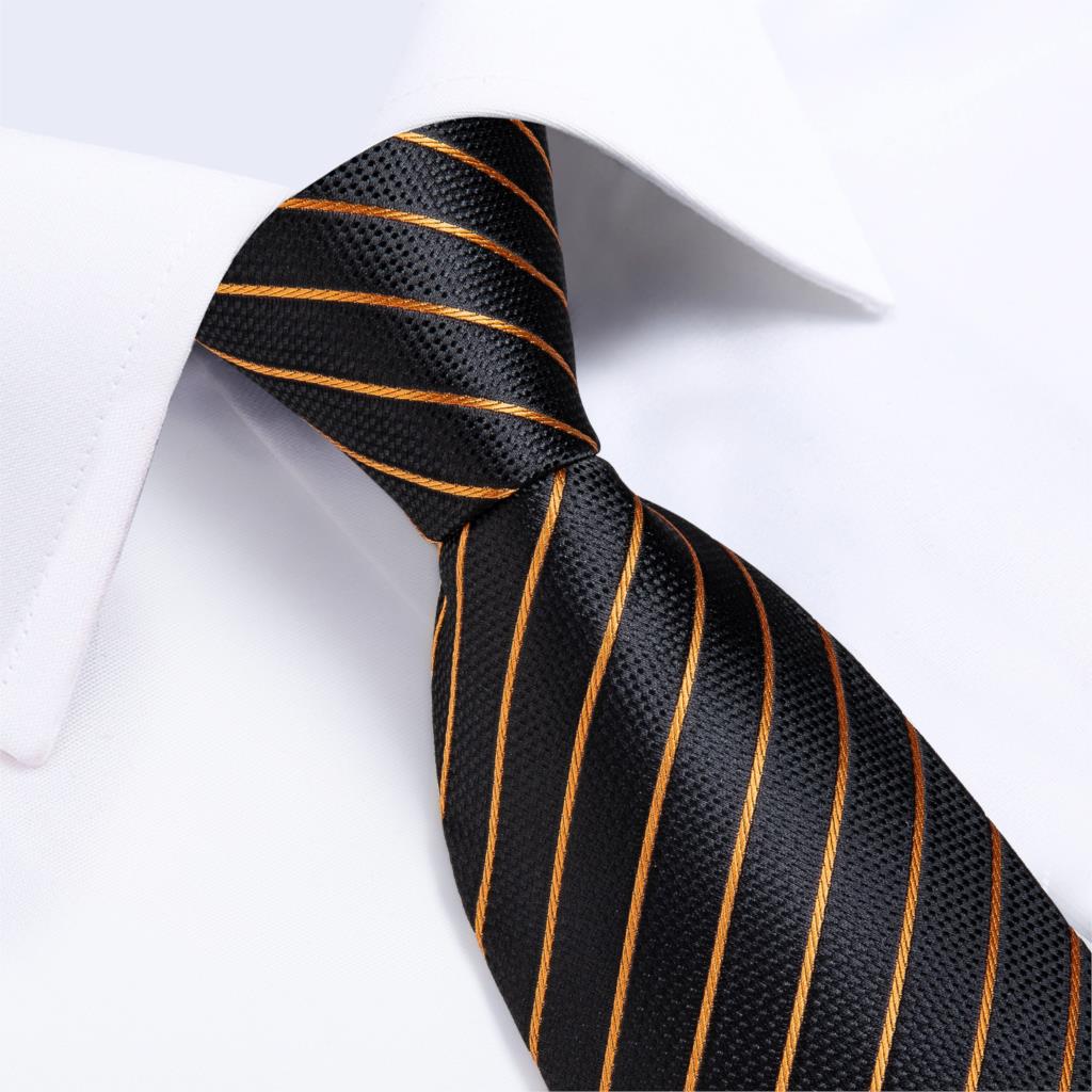 krawat męski naszywka jedwabny – Silk Tie Striped recenzja i cena