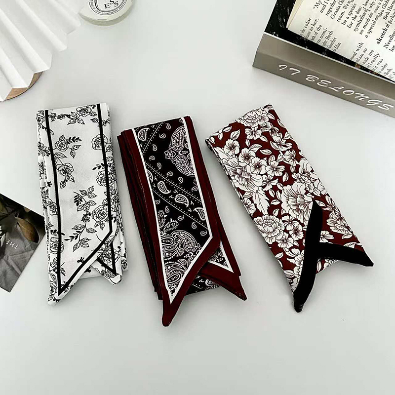 Luksusowa moda damska, cienka  – Silk Neck Scarf recenzja i cena